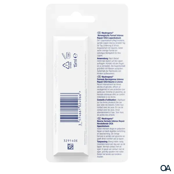 Neutrogena Norwegische Formel Intense Repair Lippenbalsam