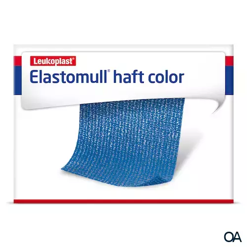 Elastomull® haft color Fixierbinde blau 4 m x 8 cm