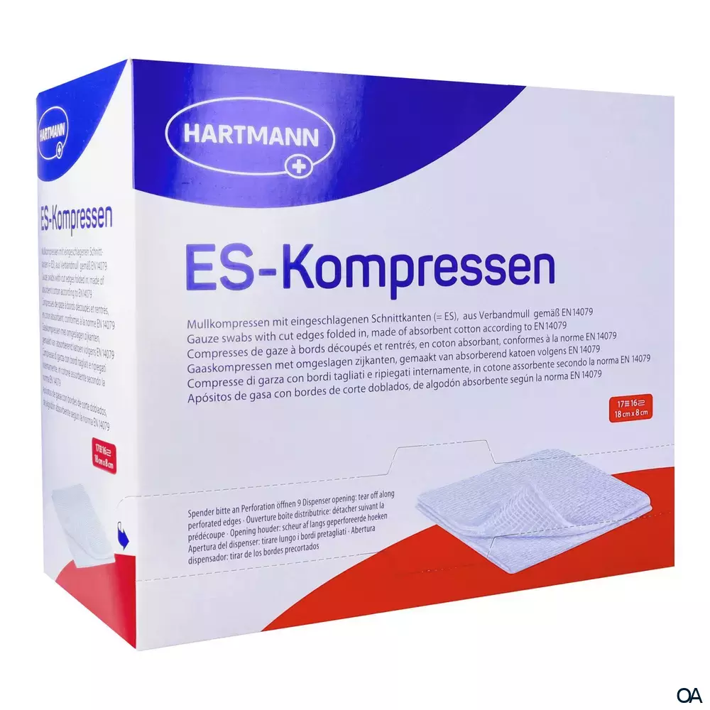ES-Kompressen 16fach, steril, 18 x 8 cm, 20 x 5 Stück