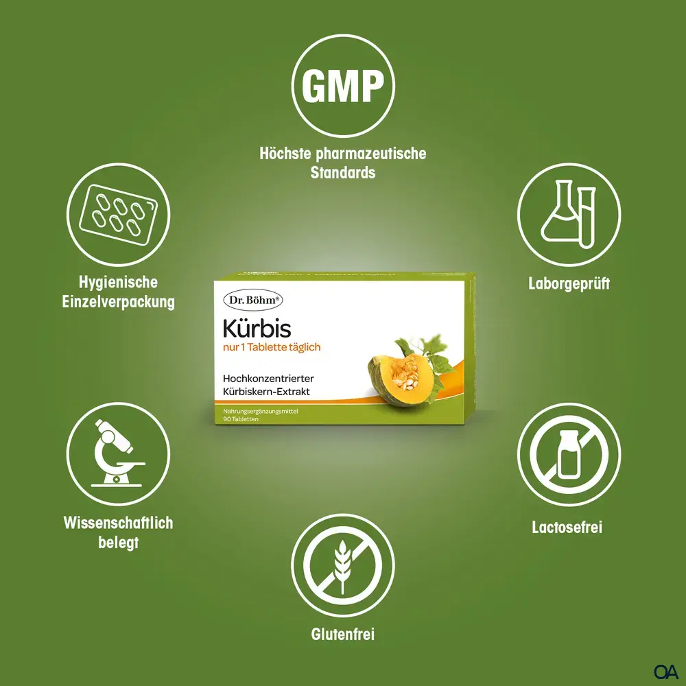 Dr. Böhm® Kürbis nur 1 x täglich Tabletten