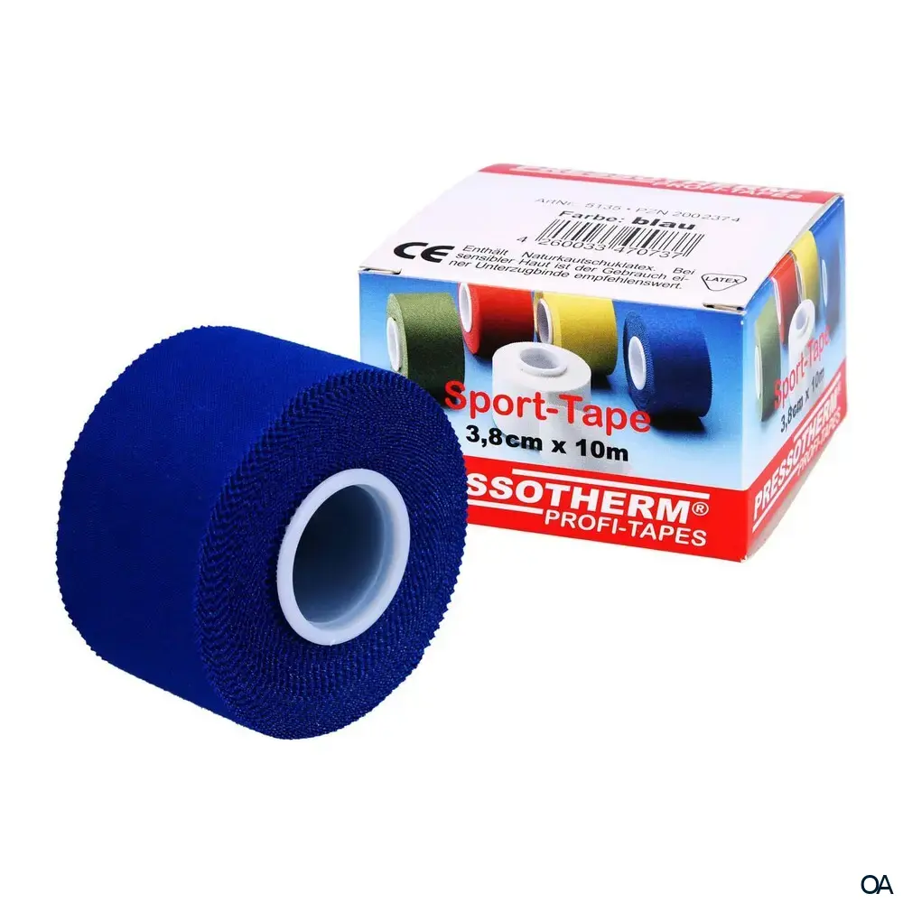 Pressotherm® Sport-Tape 3,8 cm x 10 m - Blau Pressotherm® Sport-Tape 3,8 cm x 10 m - Blau
