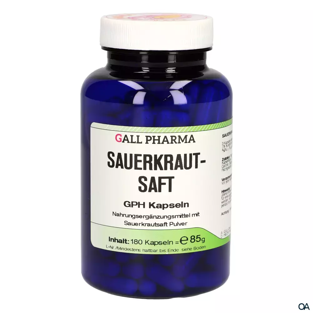 Gall Pharma Sauerkrautsaft Kapseln