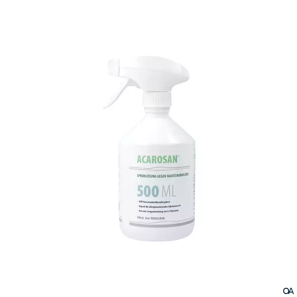 Acarosan® Sprühlösung gegen Hausstaubmilben Acarosan® Sprühlösung gegen Hausstaubmilben