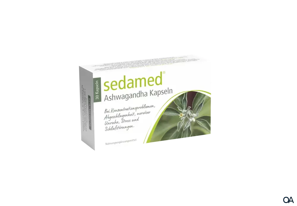 sedamed® Ashwagandha Kapseln sedamed® Ashwagandha Kapseln