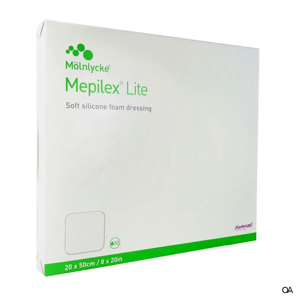 Mölnlycke Mepilex® Lite Silikon Schaumverband steril, 20 x 50 cm