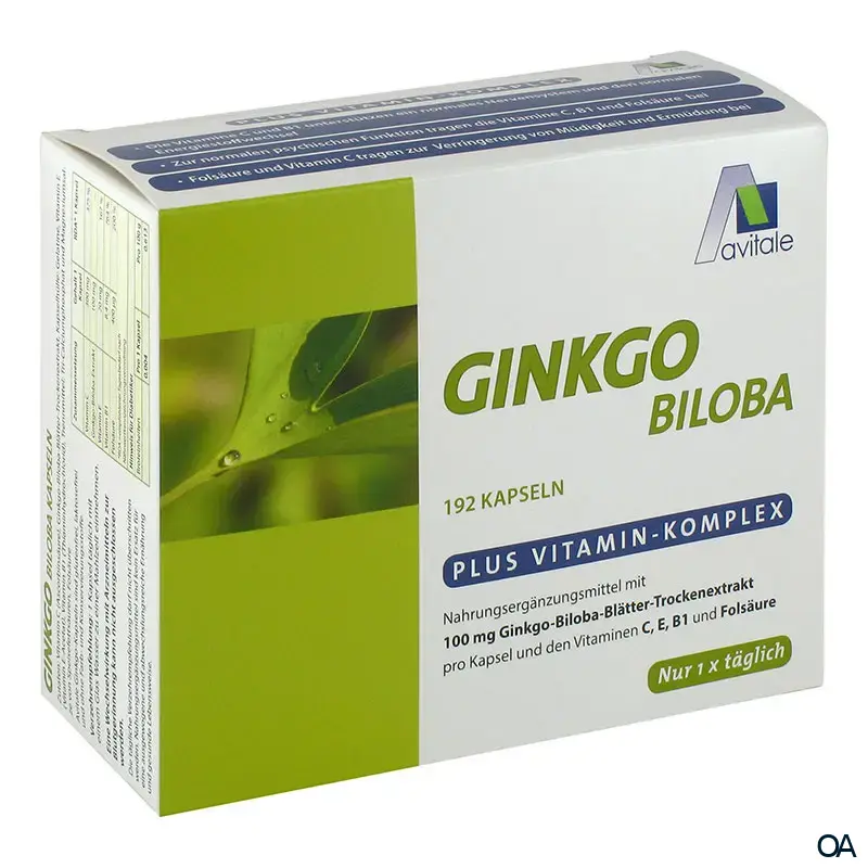 Avitale Ginkgo Biloba Kapseln
