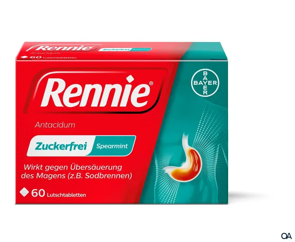 Rennie® Antacidum Spearmint-Lutschtabletten Rennie® Antacidum Spearmint-Lutschtabletten