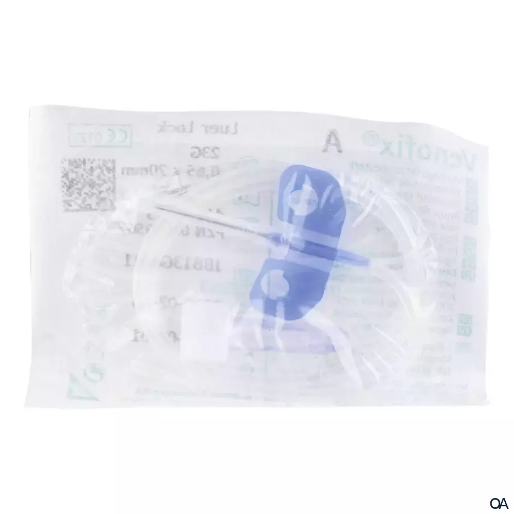 Venofix® A Venenpunktionsbesteck, 0,65 x 20 mm, 30 cm Schlauchlänge, G 23