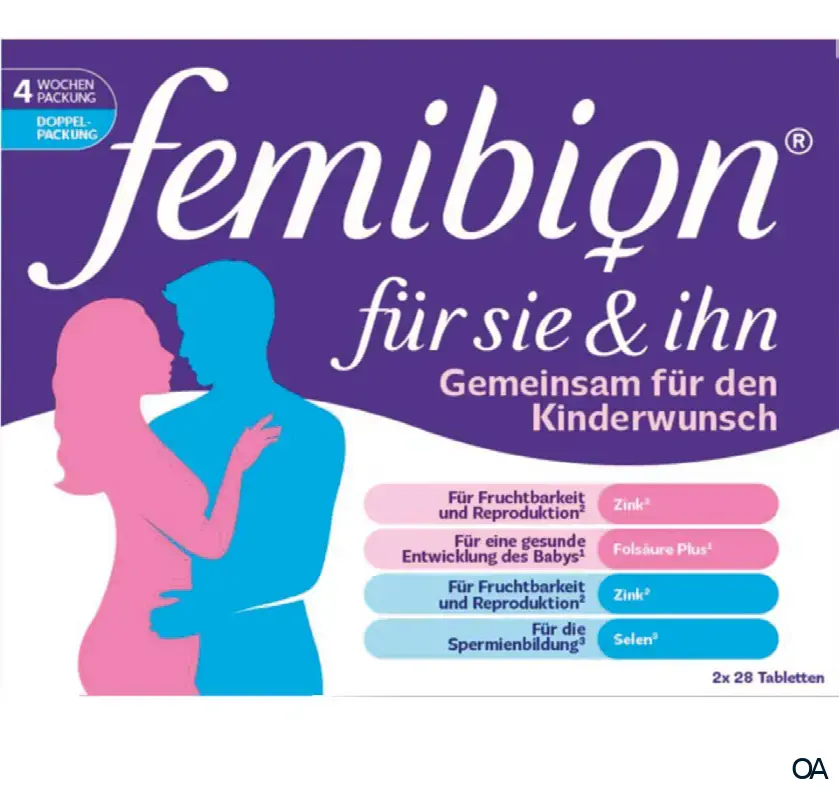 Femibion® für Sie & Ihn 2 x 28 Tabletten Femibion® für Sie & Ihn 2 x 28 Tabletten