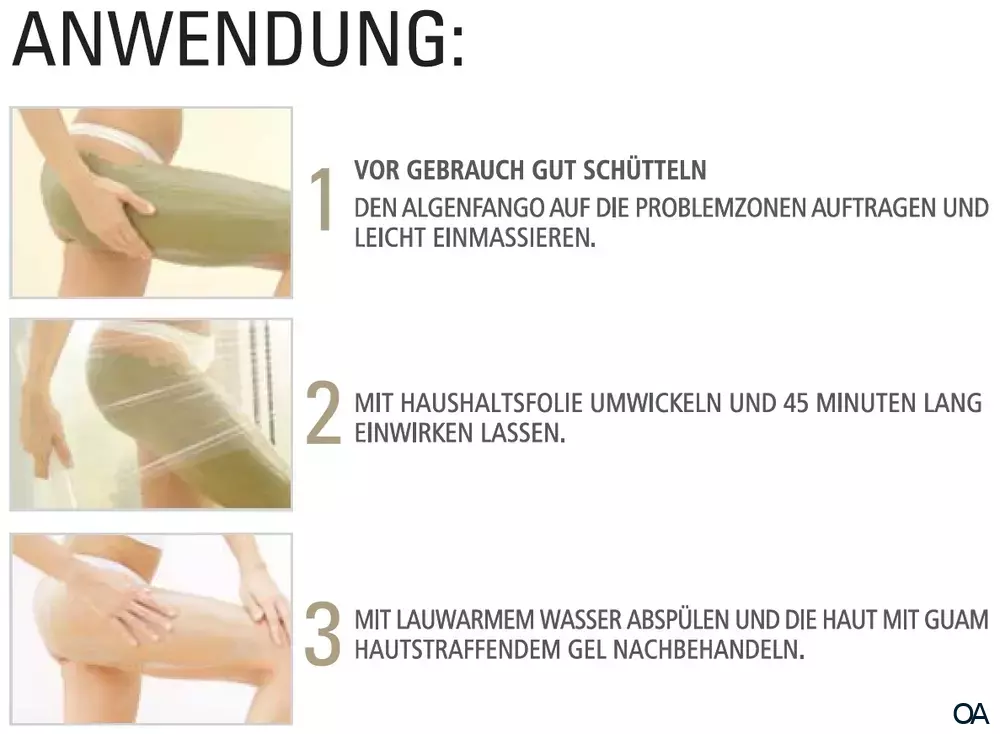 Guam Algenfango Kurpackung 1000g plus Gel Guam Algenfango Kurpackung 1000g plus Gel