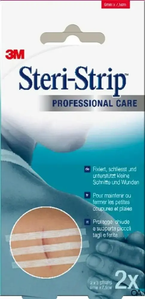 3M™ Steri-Strip™ Wundverschlussstreifen, 1541NP-2, 6 x 75 mm 3M™ Steri-Strip™ Wundverschlussstreifen, 1541NP-2, 6 x 75 mm