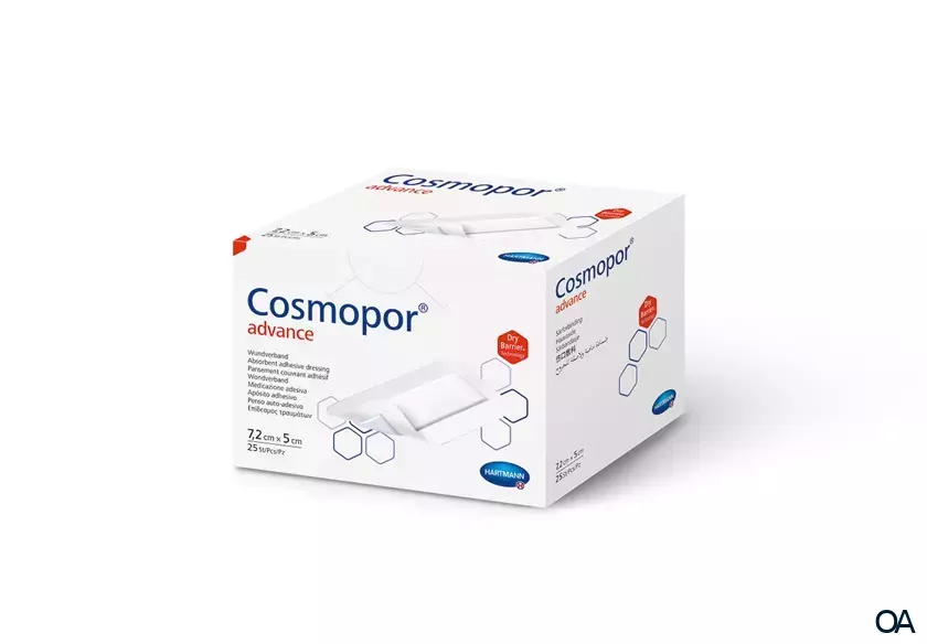 Cosmopor® Advance Wundverband 7,2 x 5 cm Cosmopor® Advance Wundverband 7,2 x 5 cm