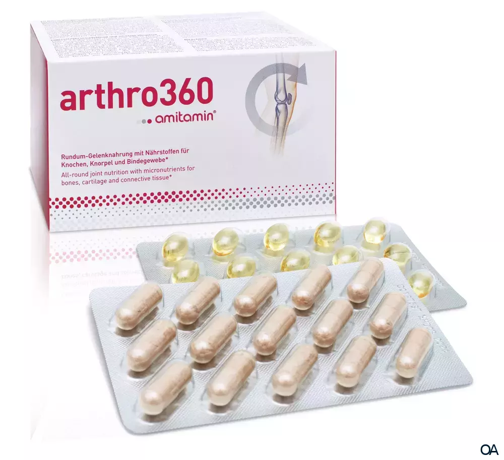amitamin® arthro360 90 Kapseln und 30 Weichkapseln amitamin® arthro360 90 Kapseln und 30 Weichkapseln