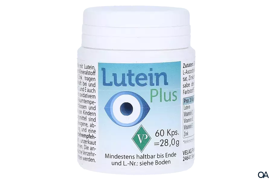 Velag Lutein 6 mg Plus Kapseln Velag Lutein 6 mg Plus Kapseln