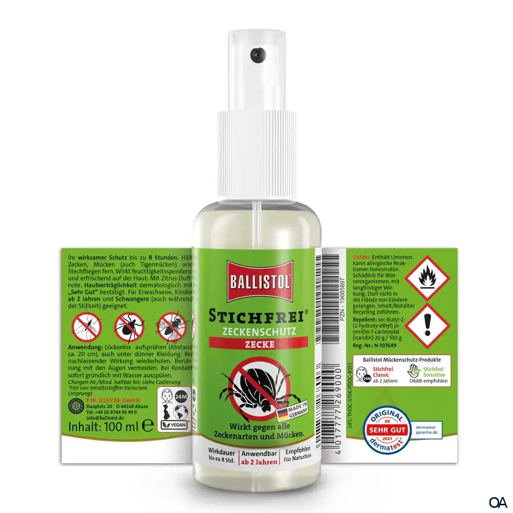 Ballistol Stichfrei® Zecke Zeckenschutz Spray Ballistol Stichfrei® Zecke Zeckenschutz Spray