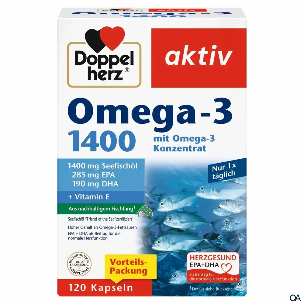 Doppelherz aktiv Omega-3 1400 Kapseln