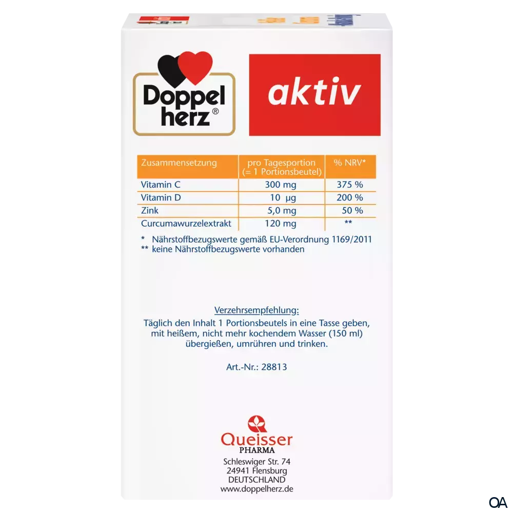 Doppelherz aktiv Heißer Curcuma + Manuka-Honig Sachets