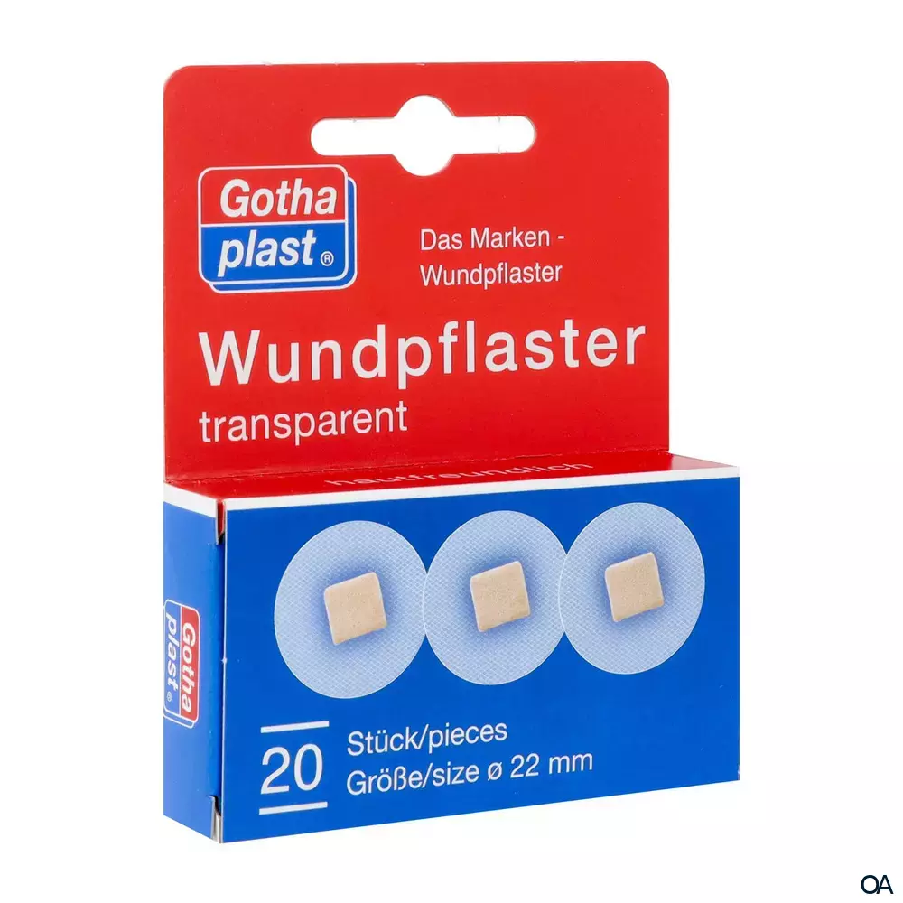 Gothaplast® Wundpflaster ø 2,2 cm transparent