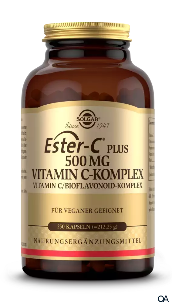 Solgar® Ester-C® Plus 500 mg Vitamin C-Komplex Kapseln Solgar® Ester-C® Plus 500 mg Vitamin C-Komplex Kapseln
