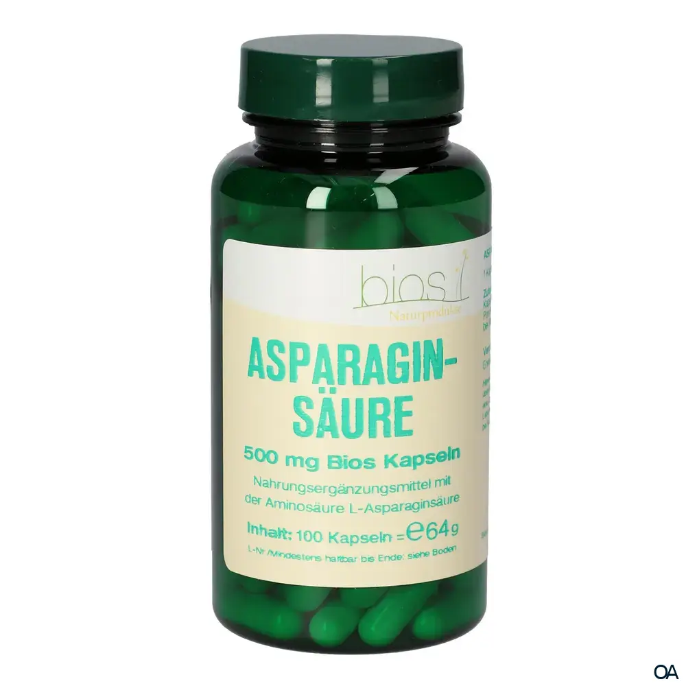 Bios Asparaginsäure 500 mg Kapseln