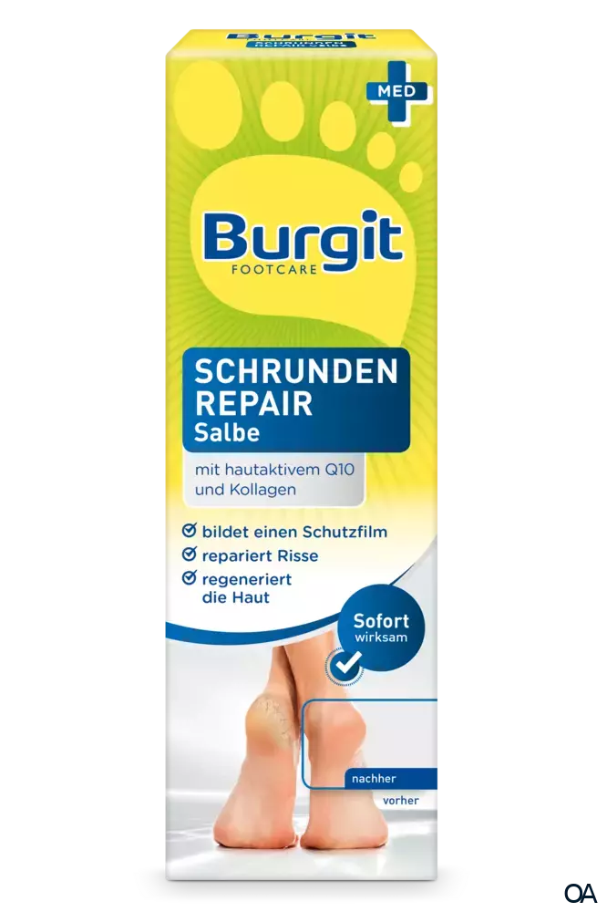 Burgit Footcare Schrunden Repair Salbe Burgit Footcare Schrunden Repair Salbe