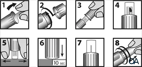 Wellion® PROTECT PRO Safety Pennadeln 8 mm