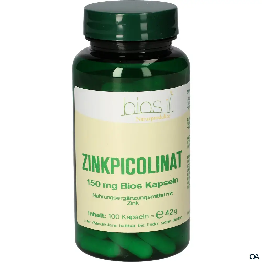 Bios Zinkpicolinat 150 mg Kapseln
