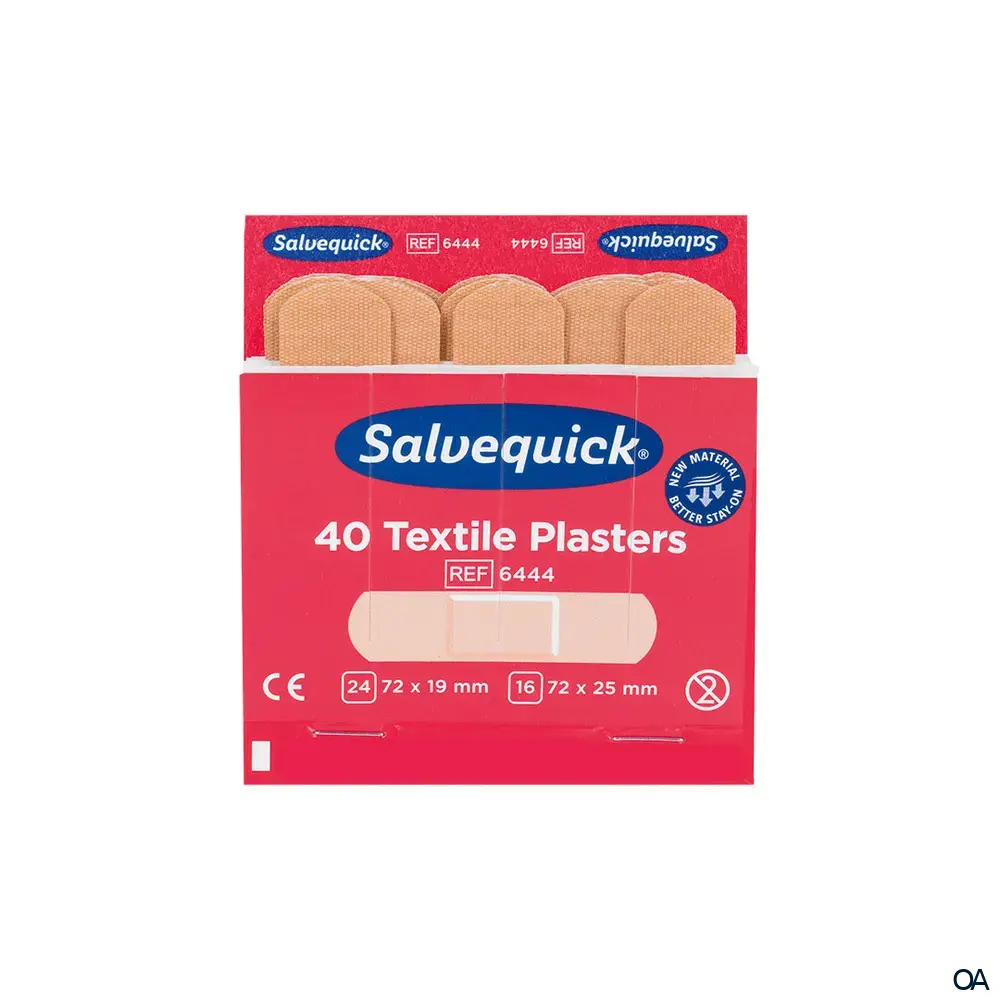 Salvequick® Pflaster Strips Refill REF 6444 - 2 Größen