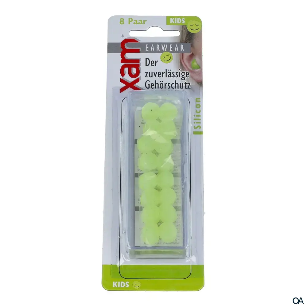 xam® Earwear Gehörschutz Kids Silikon - Grün