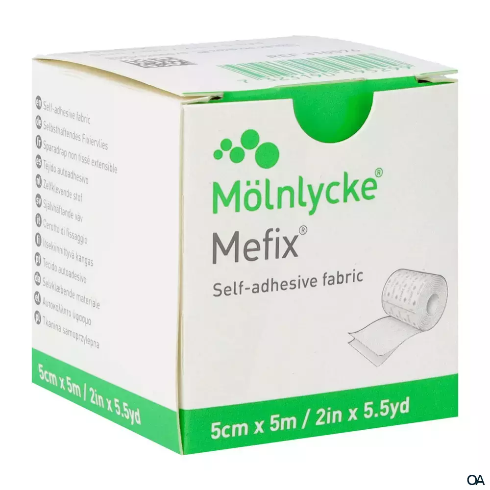 Mefix® selbsthaftendes Fixiervlies Rolle 5 cm x 5 m