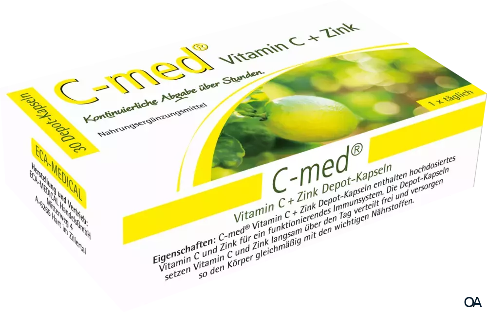 C-med® Vitamin C + Zink Depot-Kapseln