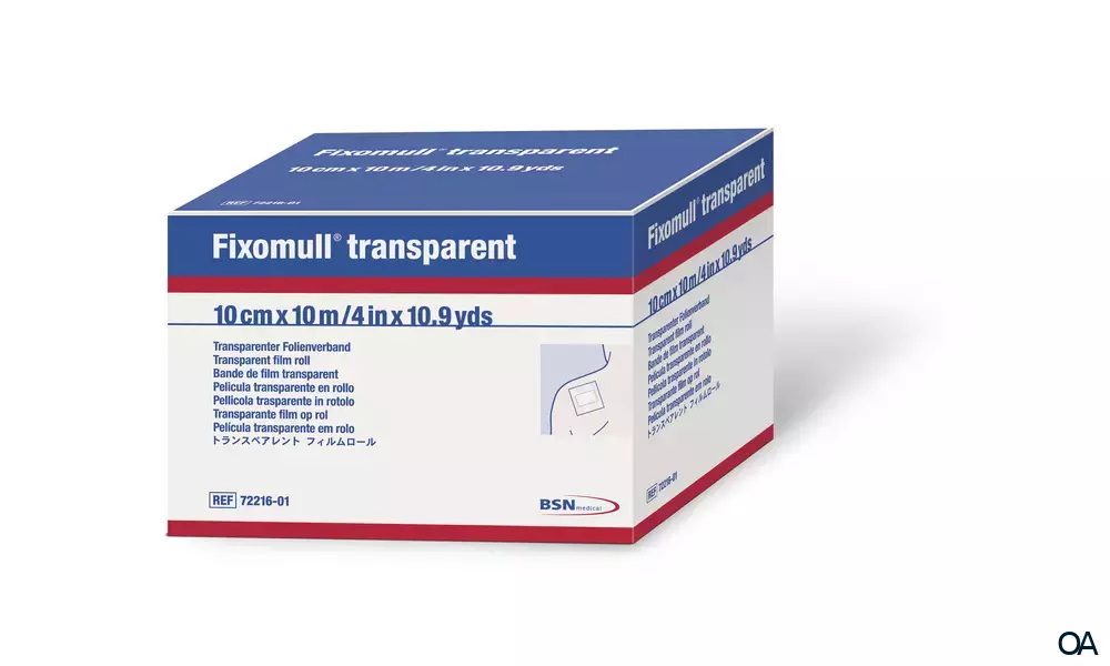 Leukoplast Fixomull® transparent Folienverband 10cm x 10m Leukoplast Fixomull® transparent Folienverband 10cm x 10m