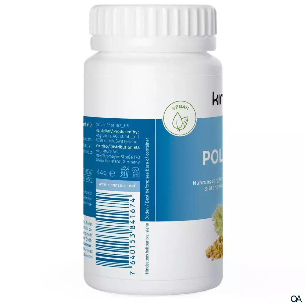 Kingnature Pollen Vida Kapseln
