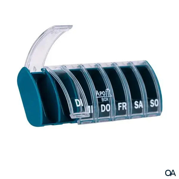 APOfit Wochendispenser 1 Dosierer Box türkis