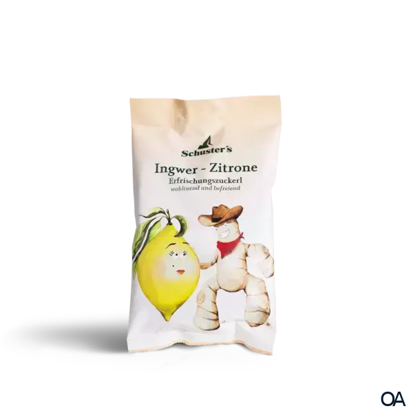 Schuster’s Ingwer-Zitrone Erfrischungszuckerl Schuster’s Ingwer-Zitrone Erfrischungszuckerl