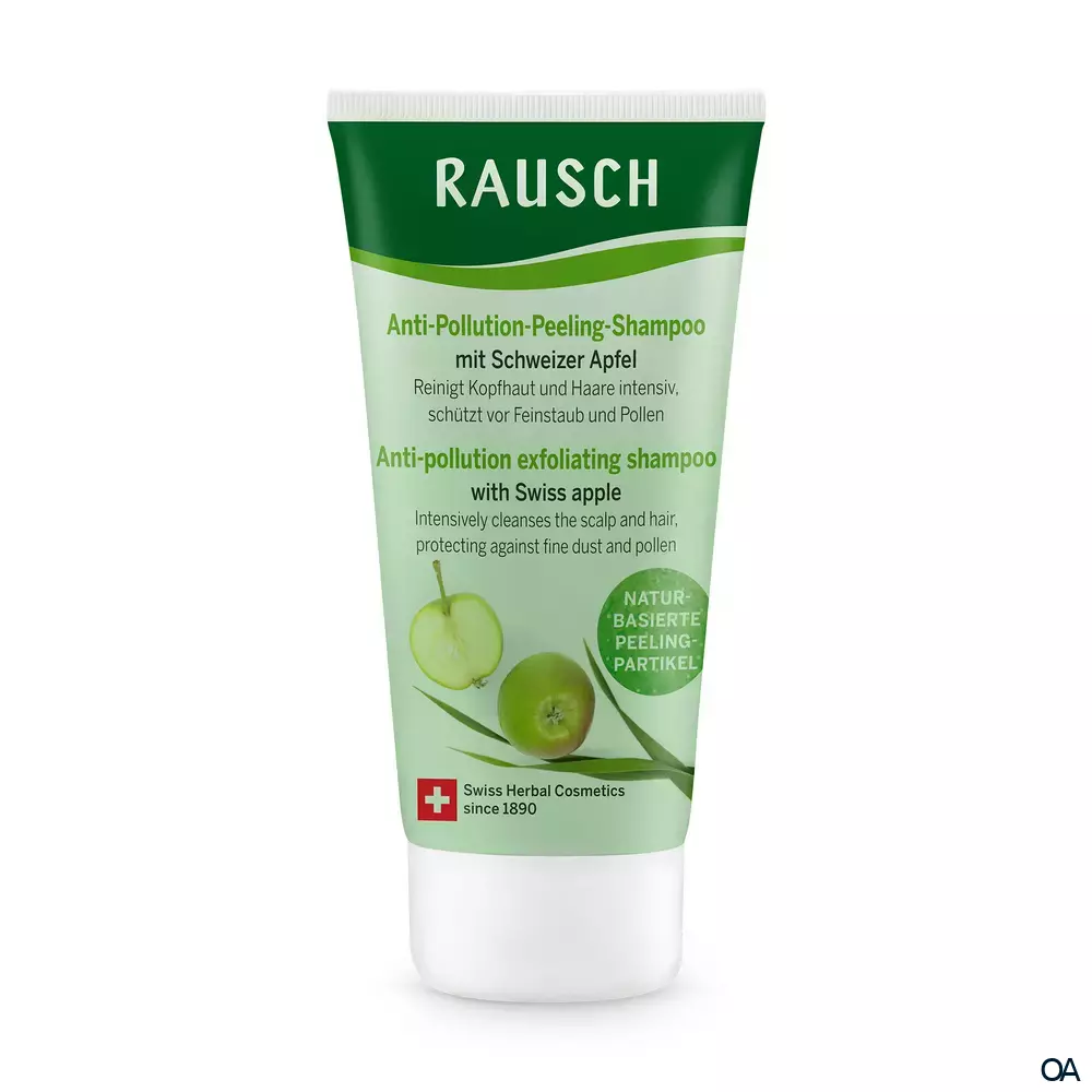 RAUSCH Anti-Pollution-Peeling-Shampoo mit Schweizer Apfel
