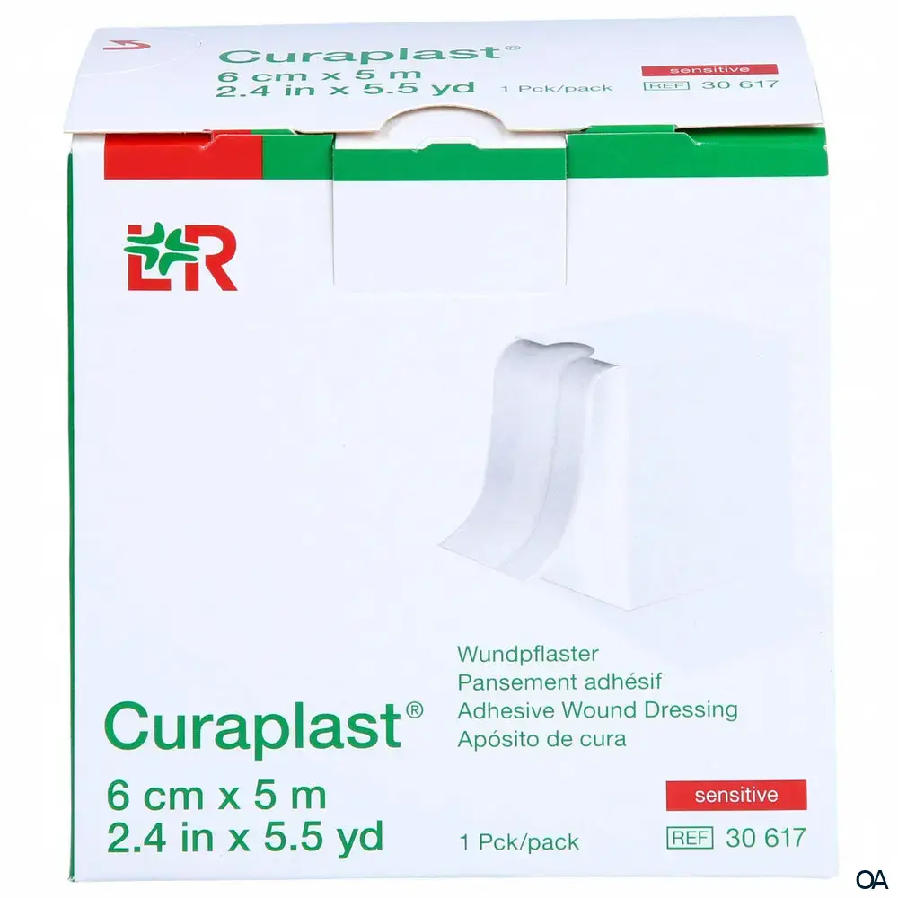 Curaplast® sensitive Wundschnellverband Rolle 6 cm x 5 m