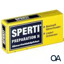 Sperti® Preparation H Hämorrhoidalzäpfchen Sperti® Preparation H Hämorrhoidalzäpfchen