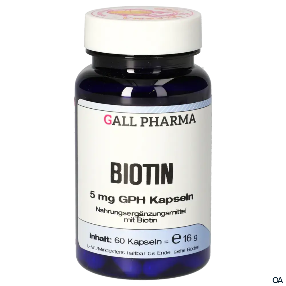 Gall Pharma Biotin 5 mg Kapseln