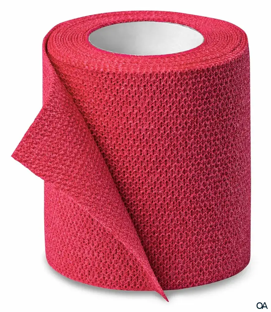 Idealast®-haft Color Idealbinde Rot 6 cm x 4 m