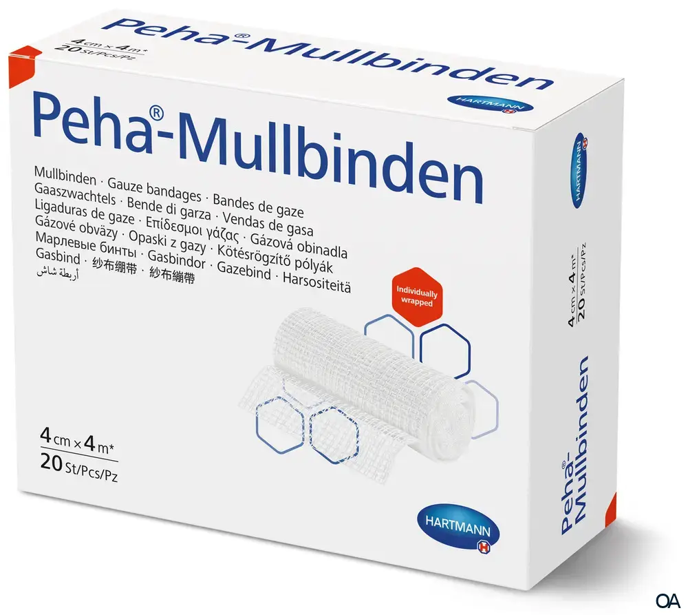 Peha®-Mullbinden 4cm x4m