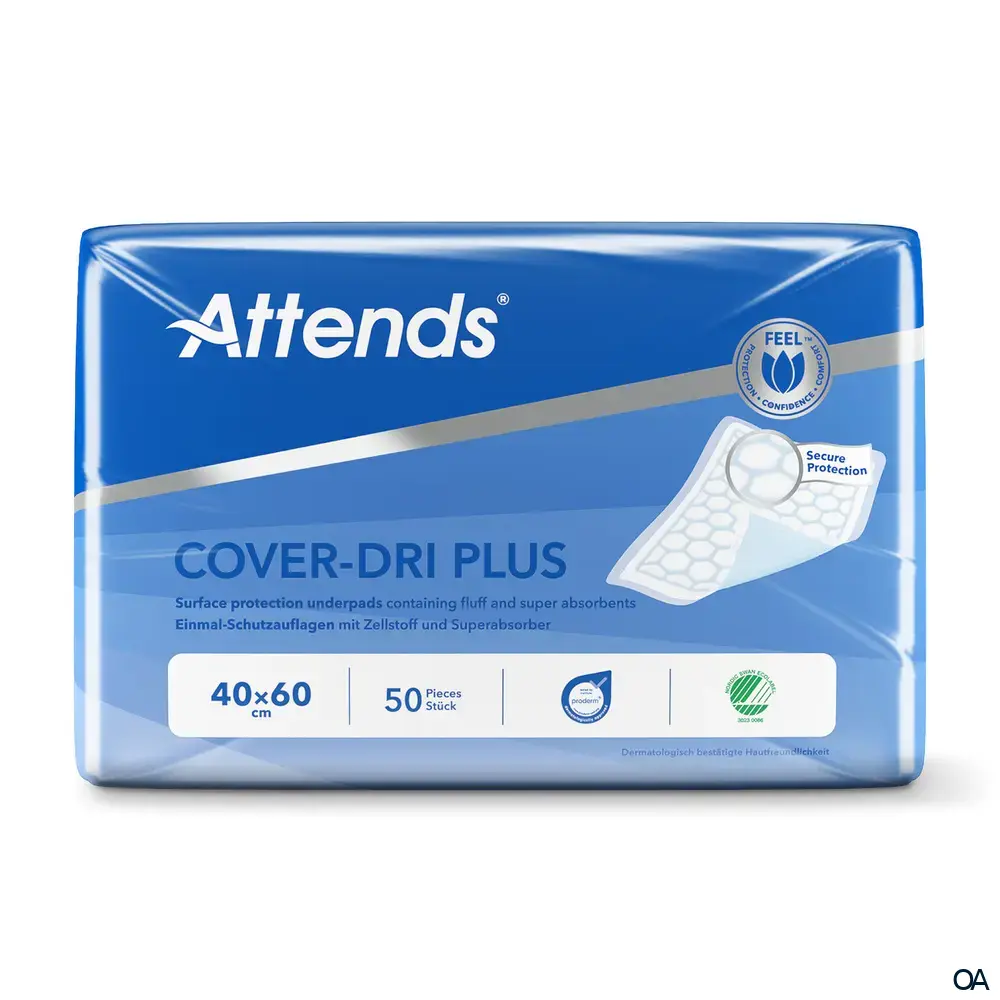 Attends Cover-Dri Plus Einmal-Schutzauflagen 40 x 60 cm