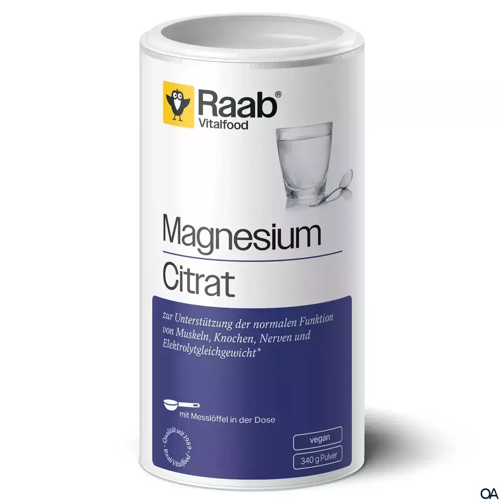 Raab® Vitalfood Magnesiumcitrat Pulver
