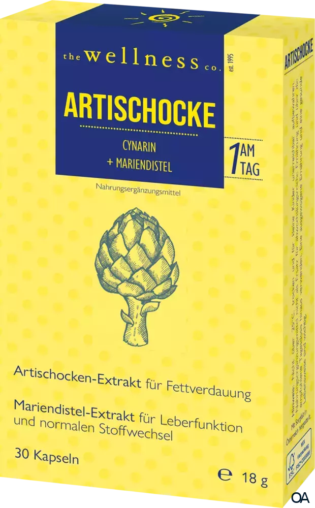 Wellness ARTISCHOCKE + MARIENDISTEL Kapseln Wellness ARTISCHOCKE + MARIENDISTEL Kapseln