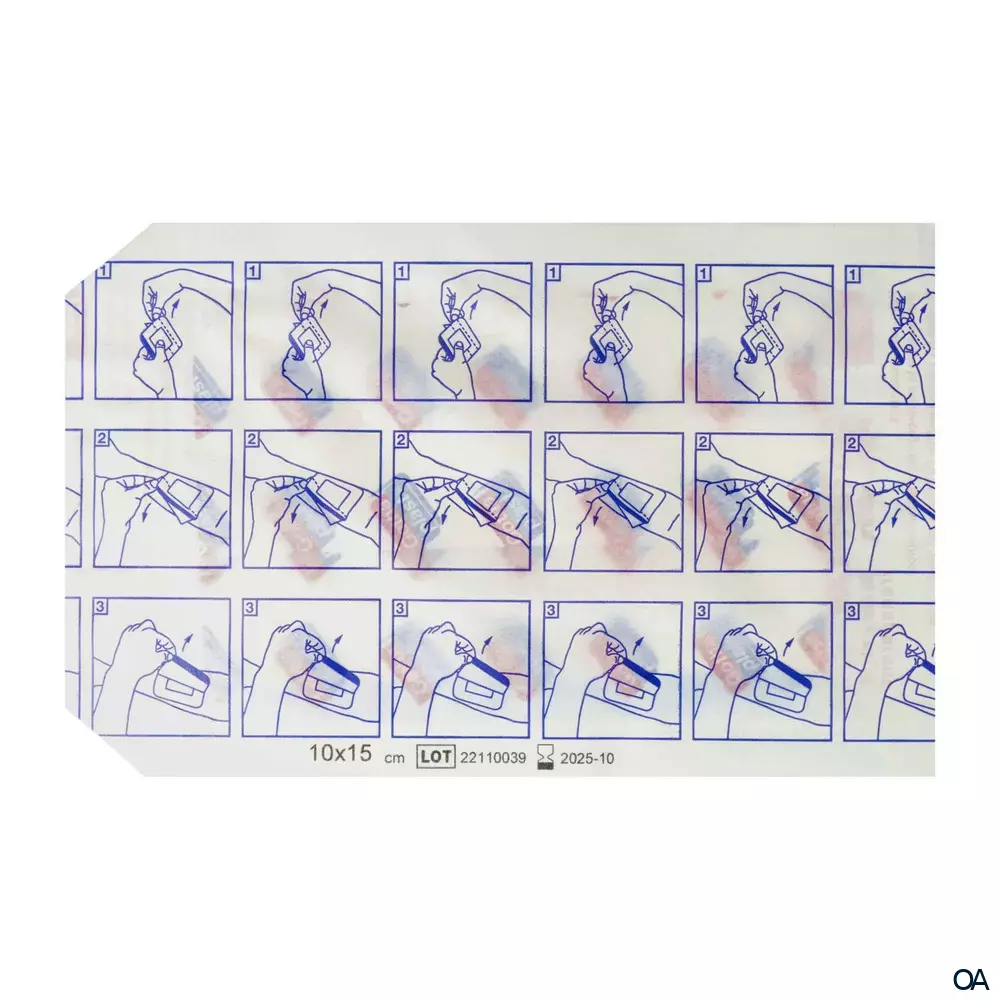 Gothaplast® GoTa-POR PU-Wundfilm steril Wasserfest, 150 x 100 mm