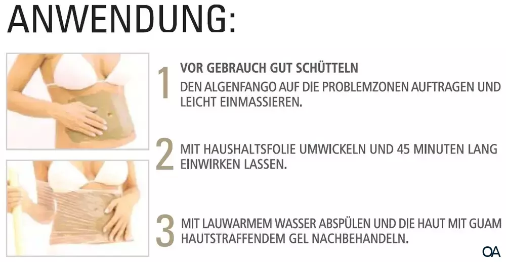 Guam Algenfango Bauch/Hüfte 500g Tiegel Guam Algenfango Bauch/Hüfte 500g Tiegel