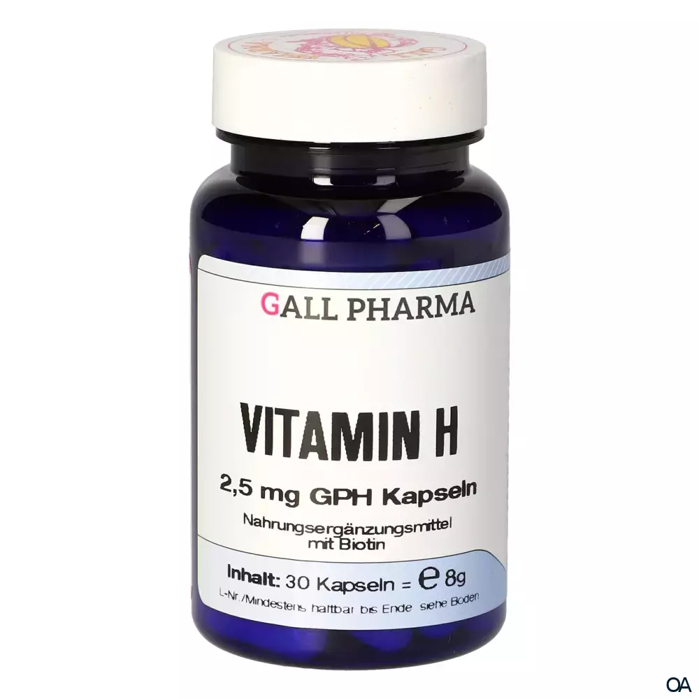Gall Pharma Vitamin H 2,5 mg Kapseln Gall Pharma Vitamin H 2,5 mg Kapseln