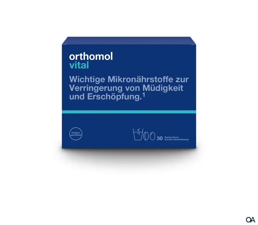 Orthomol Vital Granulat + Tablette + Kapseln Orange
