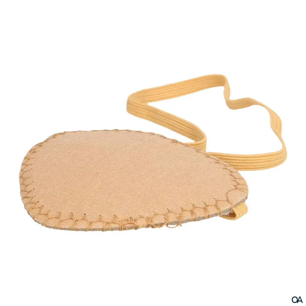 Dr. Junghans Augenklappe mit Gummiband - Farbe: Sand Dr. Junghans Augenklappe mit Gummiband - Farbe: Sand