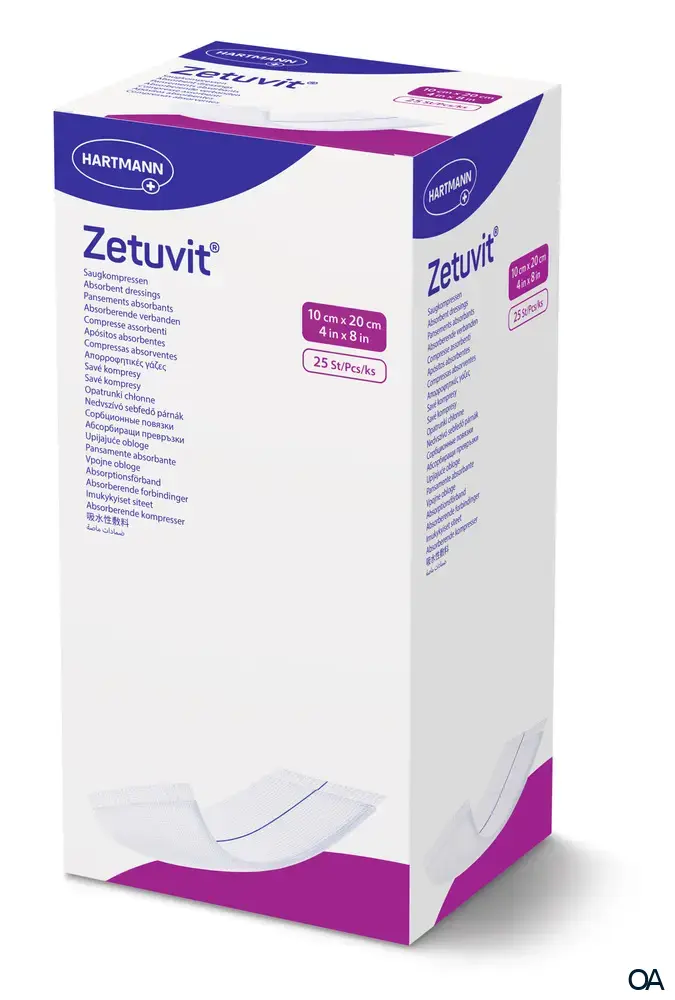Zetuvit® sterile Saugkompressen 10 x 20 cm